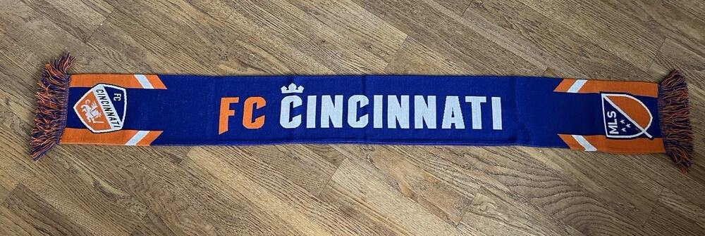 FC Cincinnati FCC LN 2019 Woven Scarf Inaugural Season MLS Soccer
